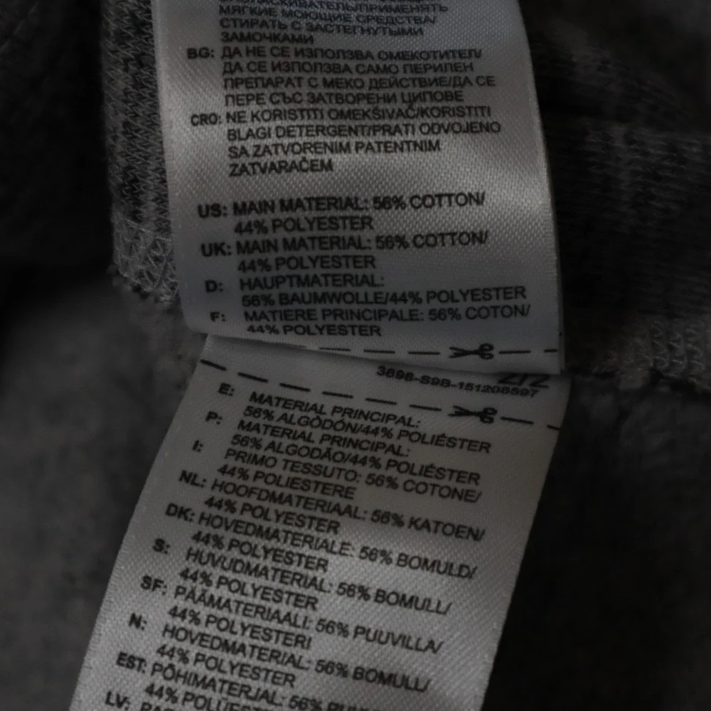 Adidas Hoodie Mens Large Activewear Pullover Knit Sweat Heather Gray Long Sleeve